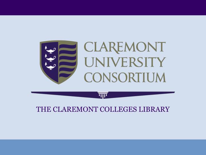Claremont University Consortium