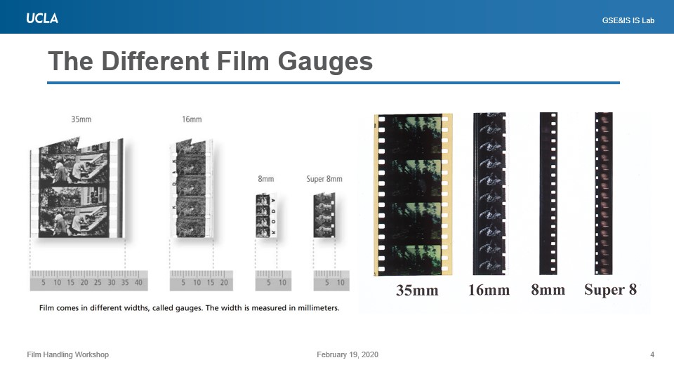 16 mm Film — Film Properties Training - Information Studies Library & Media  Preservation Lab