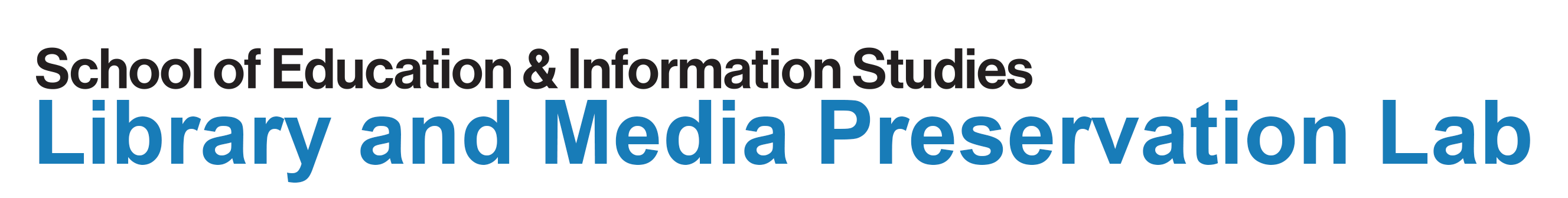 Information Studies Library & Media Preservation Lab